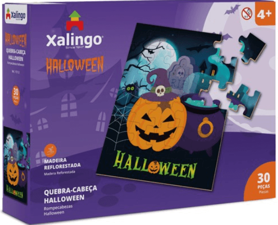 Quebra-Cabeça Halloween 30 Peças Xalingo